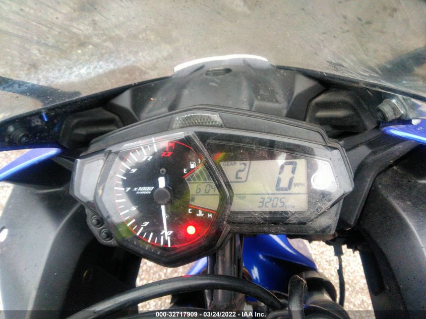 2015 YAMAHA YZFR3 MH3RH06Y1FK006787