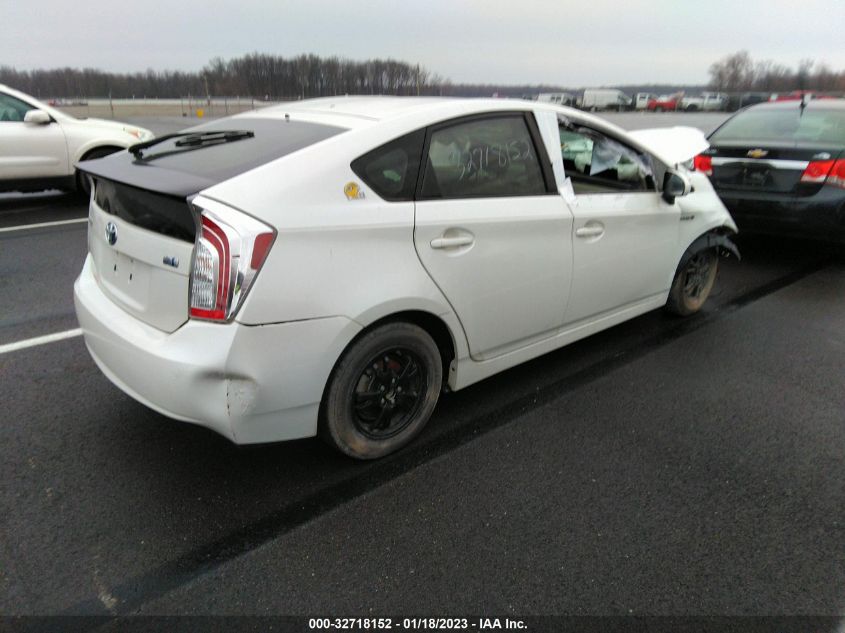 2014 TOYOTA PRIUS FOUR/FIVE/THREE/ONE/TWO JTDKN3DU3E1778786