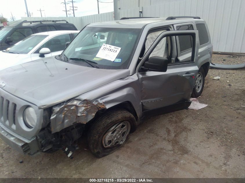 2014 JEEP PATRIOT SPORT 1C4NJPBB9ED843365