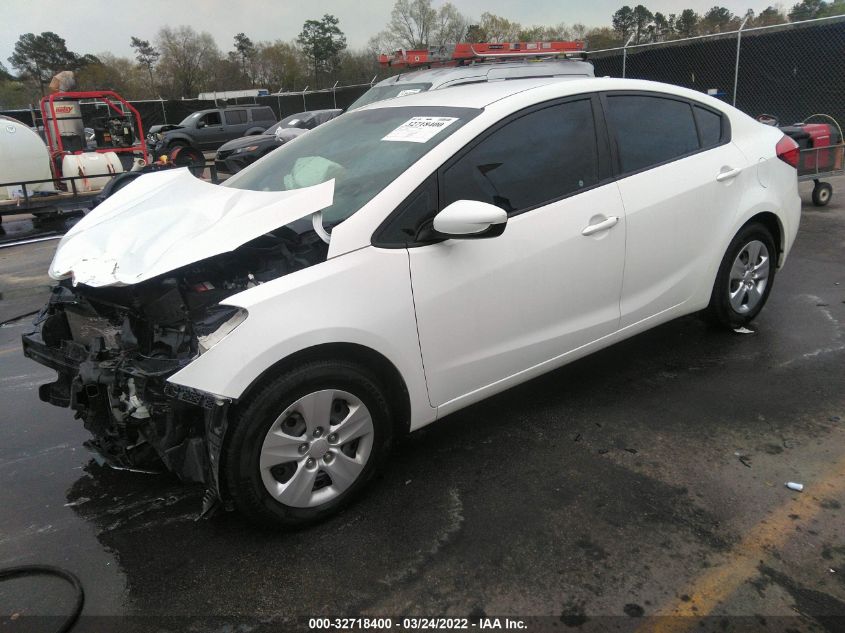 2016 KIA FORTE LX KNAFK4A64G5497286