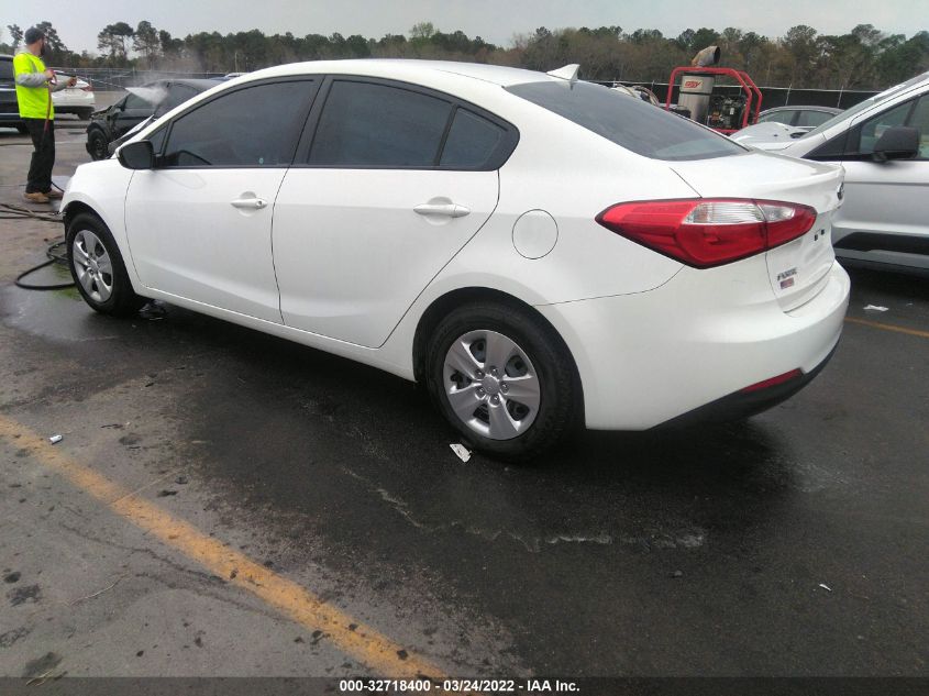 2016 KIA FORTE LX KNAFK4A64G5497286