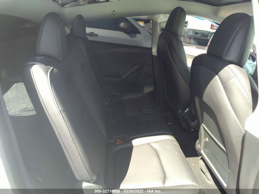 2022 TESLA MODEL Y LONG RANGE 7SAYGAEE9NF357827