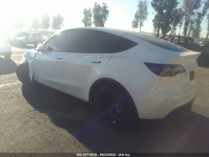 2022 TESLA MODEL Y LONG RANGE 7SAYGAEE9NF357827
