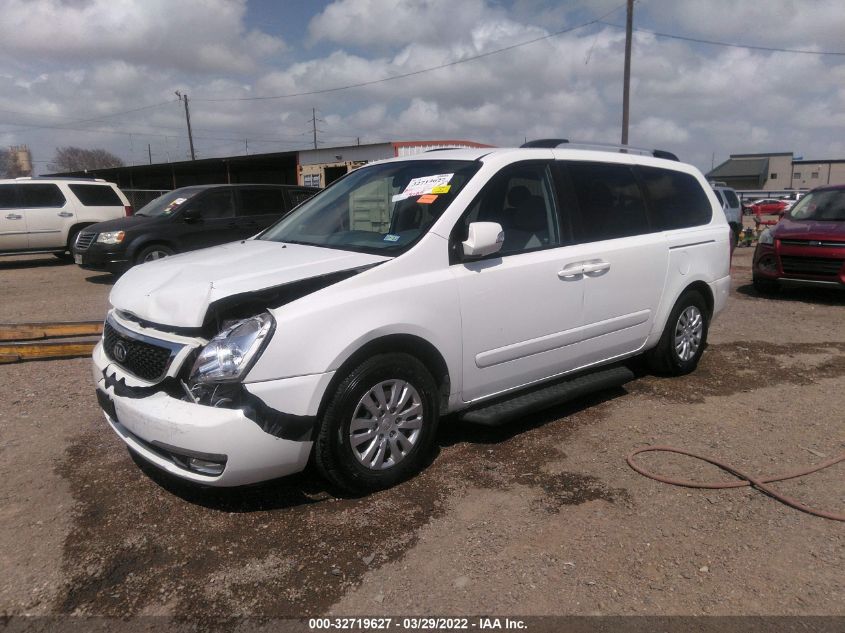 2014 KIA SEDONA LX KNDMG4C72E6543920