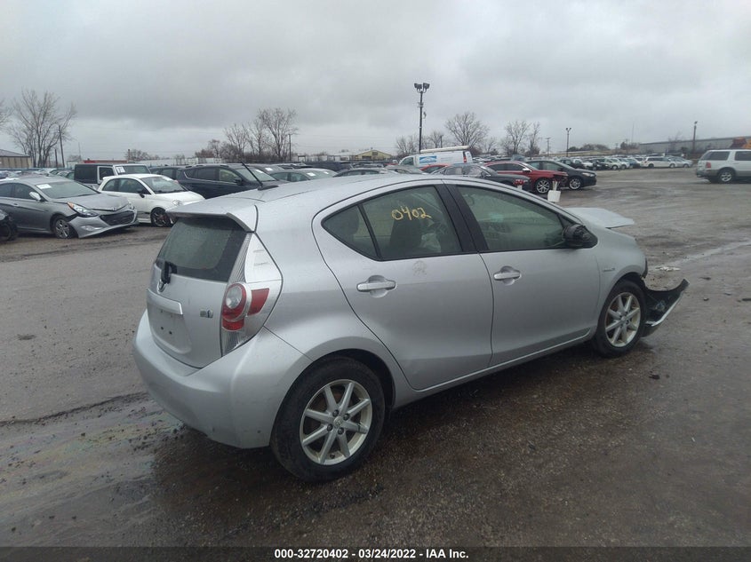 2014 TOYOTA PRIUS VIN: JTDKDTB30E1061663