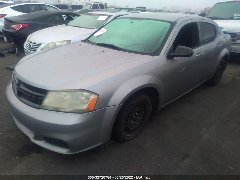 2014 DODGE AVENGER SE 1C3CDZAB8EN169977