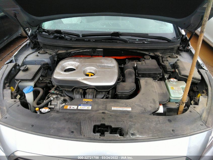 2016 HYUNDAI SONATA HYBRID LIMITED KMHE34L10GA020256