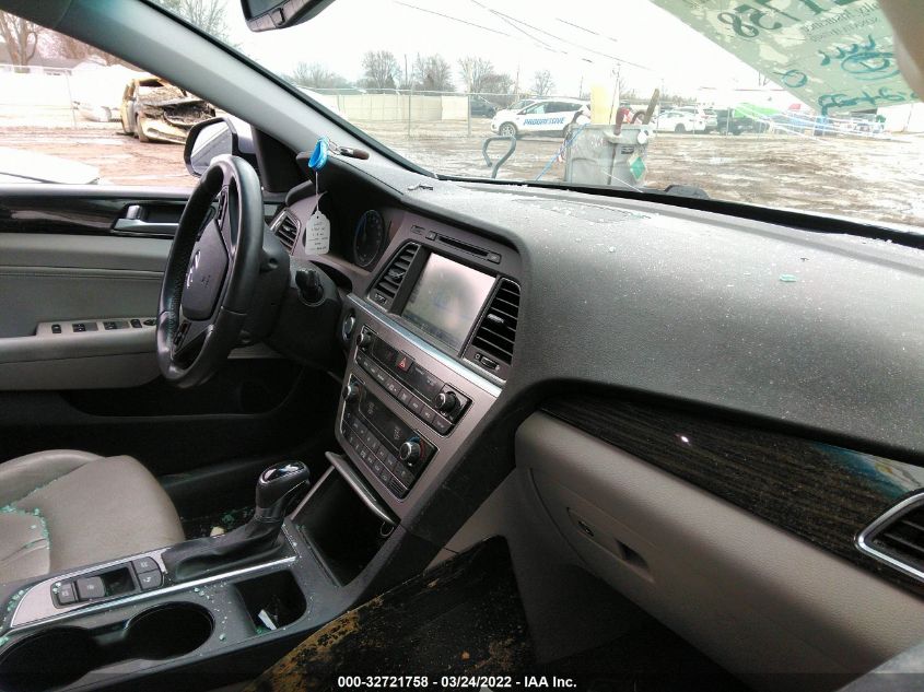 2016 HYUNDAI SONATA HYBRID LIMITED KMHE34L10GA020256