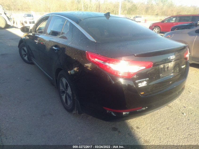 2013 KIA OPTIMA HYBRID LX KNAGM4AD6D5049138
