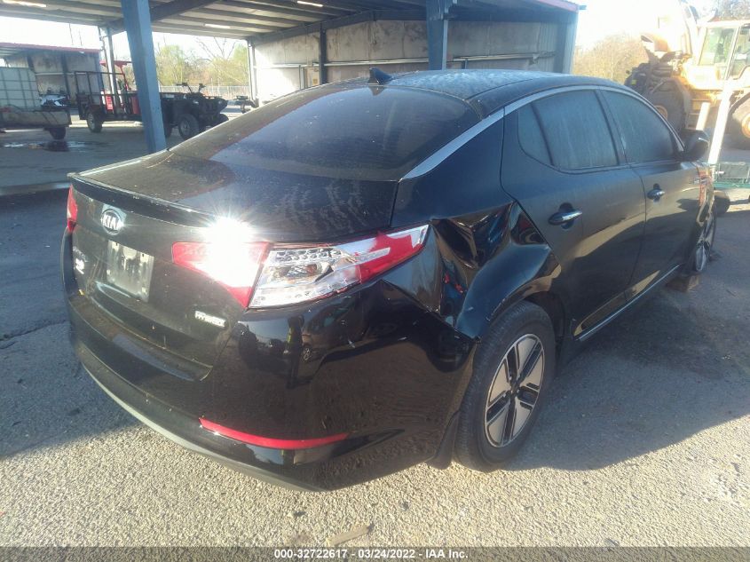 2013 KIA OPTIMA HYBRID LX KNAGM4AD6D5049138