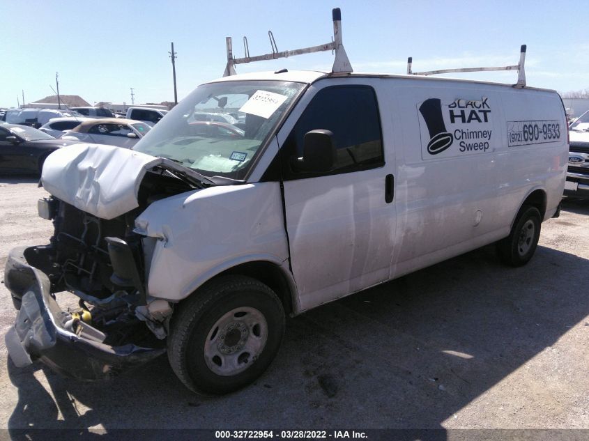 2014 CHEVROLET EXPRESS CARGO VAN 1GCWGGFAXE1190342