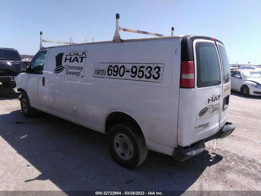 2014 CHEVROLET EXPRESS CARGO VAN 1GCWGGFAXE1190342