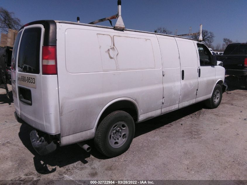 2014 CHEVROLET EXPRESS CARGO VAN 1GCWGGFAXE1190342