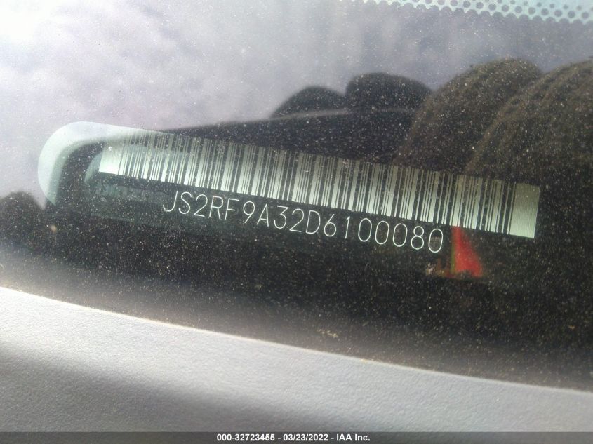 2013 SUZUKI KIZASHI SE JS2RF9A32D6100080