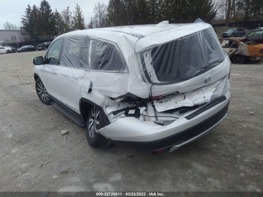 2021 HONDA PILOT EX 5FNYF6H35MB030279