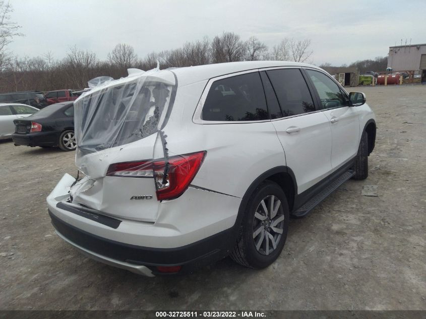 2021 HONDA PILOT EX 5FNYF6H35MB030279