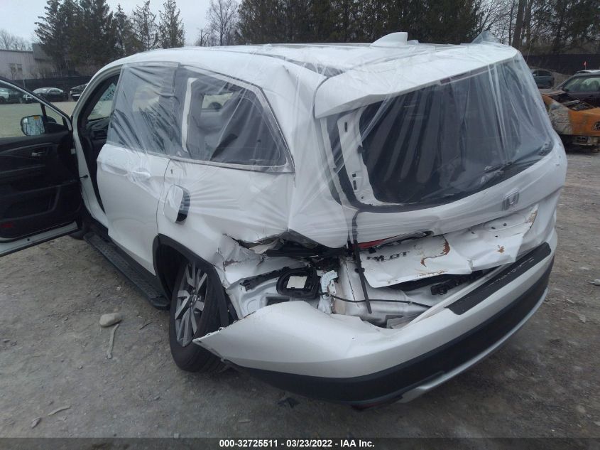 2021 HONDA PILOT EX 5FNYF6H35MB030279
