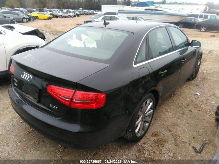 2013 AUDI A4 PREMIUM WAUAFAFL0DN045715