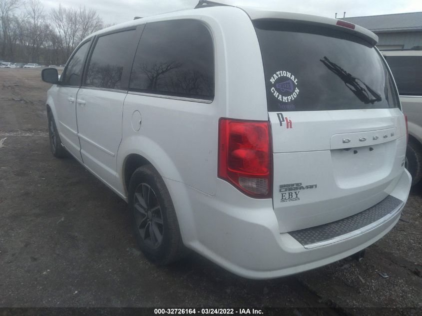 2017 DODGE GRAND CARAVAN SXT 2C4RDGCG2HR799729