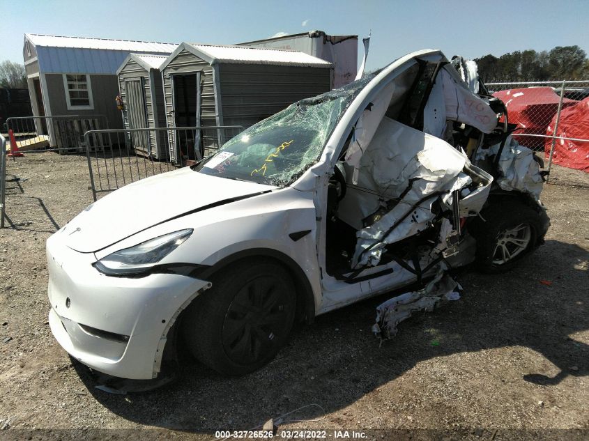 2021 TESLA MODEL Y LONG RANGE 5YJYGDEE1MF254429