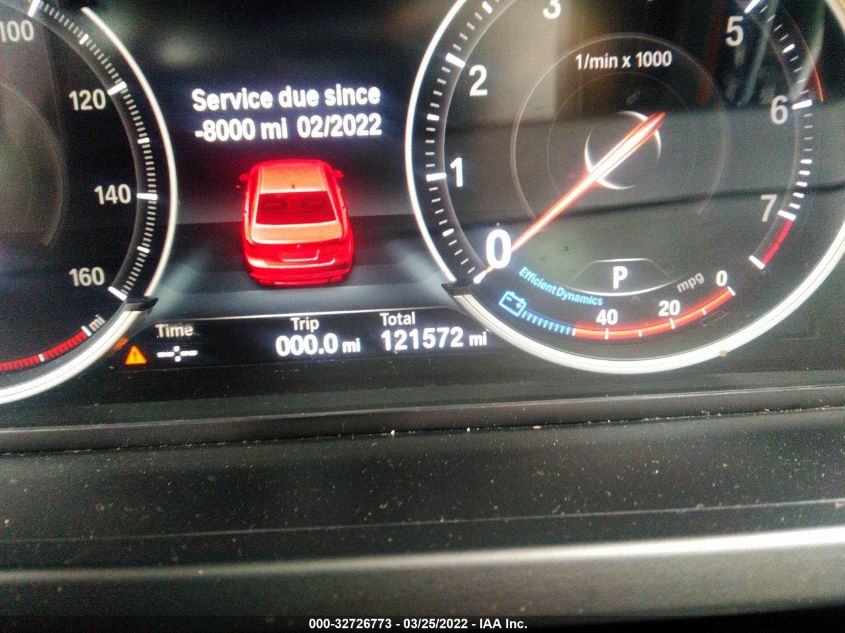 2015 BMW 7 SERIES 750LI XDRIVE WBAYF8C55FD654580