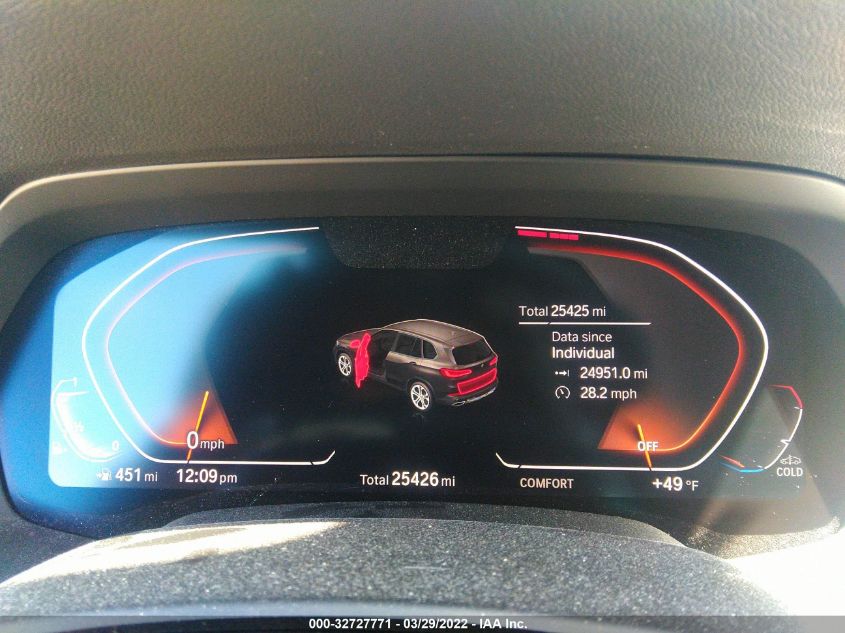 2019 BMW X5 XDRIVE40I 5UXCR6C58KLL40543