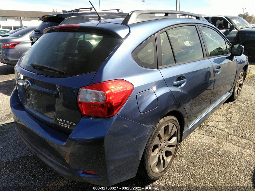 2013 SUBARU IMPREZA VIN: JF1GPAL68D2884320