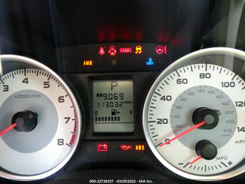 2013 SUBARU IMPREZA VIN: JF1GPAL68D2884320