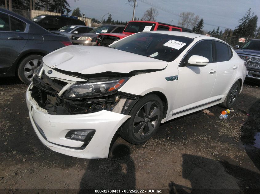 2014 KIA OPTIMA HYBRID EX KNAGN4AD8E5064996