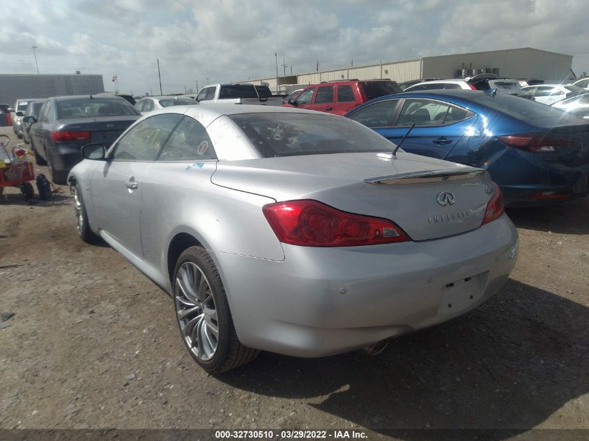2014 INFINITI Q60 CONVERTIBLE JN1CV6FE0EM900601