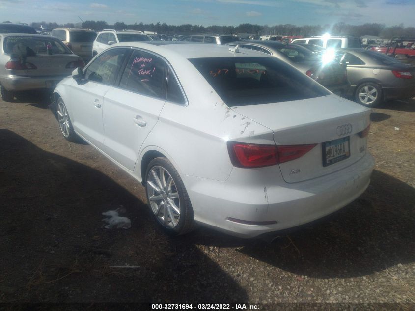 2015 AUDI A3 2.0T PREMIUM PLUS WAUEFGFF8F1119682