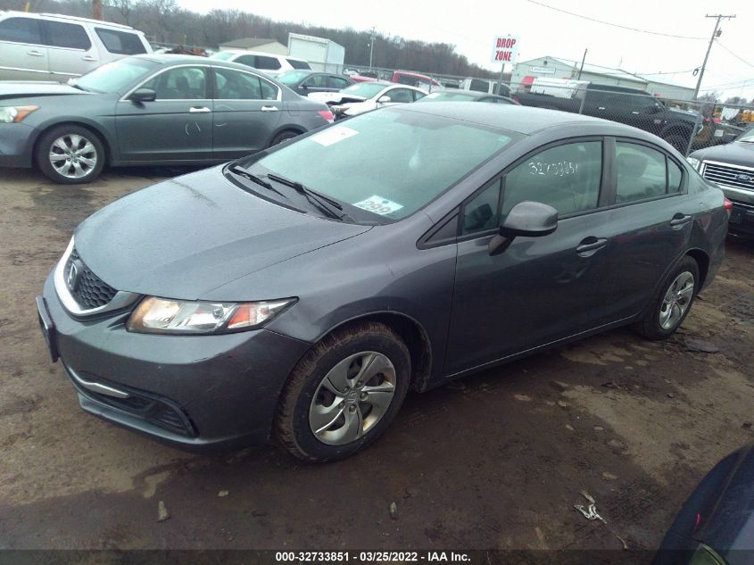 2013 HONDA CIVIC SDN LX 19XFB2F53DE067501