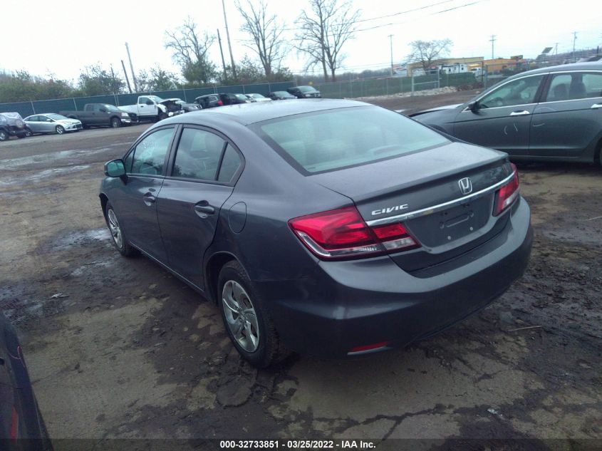 2013 HONDA CIVIC SDN LX 19XFB2F53DE067501