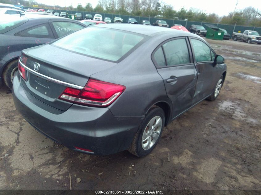 2013 HONDA CIVIC SDN LX 19XFB2F53DE067501