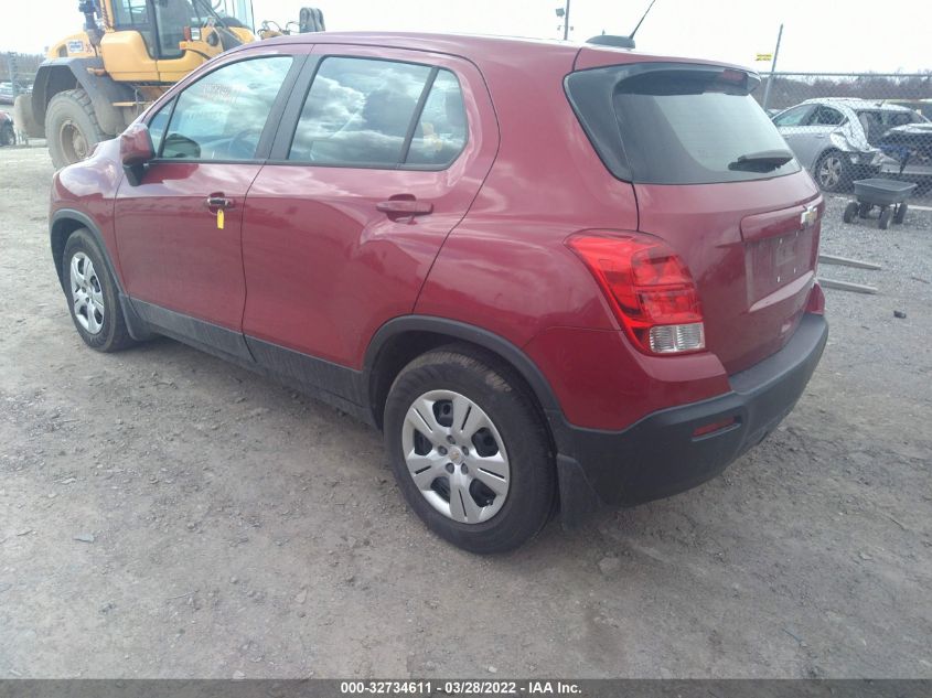 2015 CHEVROLET TRAX LS KL7CJKSB4FB066551