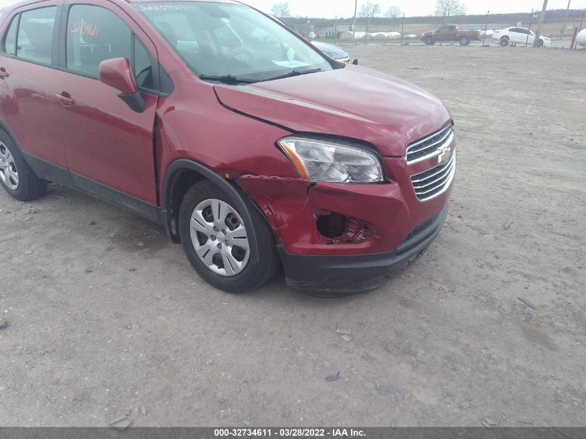 2015 CHEVROLET TRAX LS KL7CJKSB4FB066551