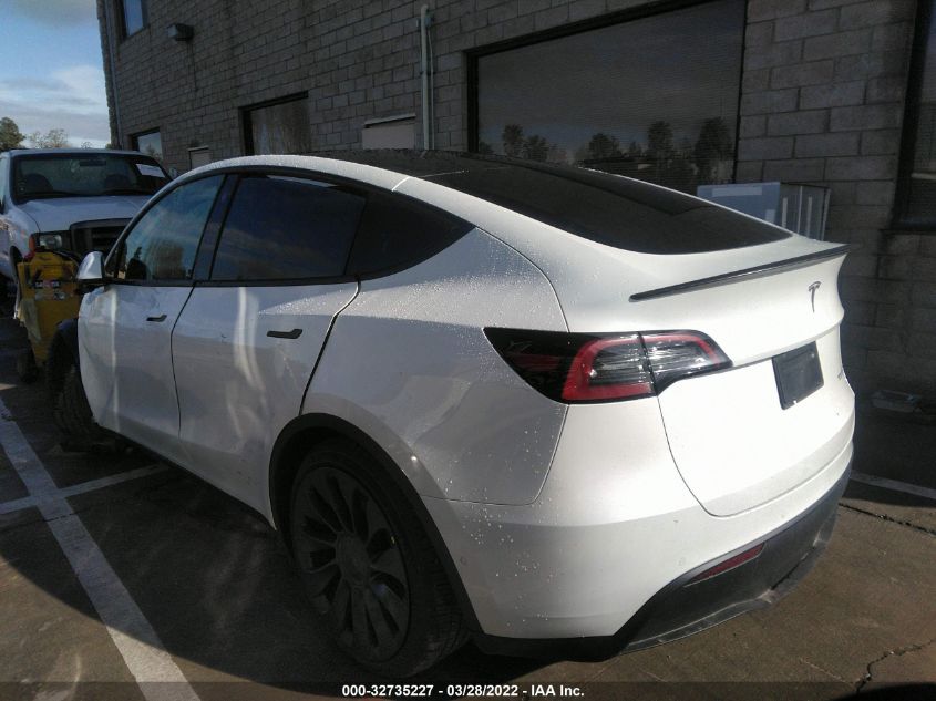 2022 TESLA MODEL Y PERFORMANCE 7SAYGDEF2NF383759