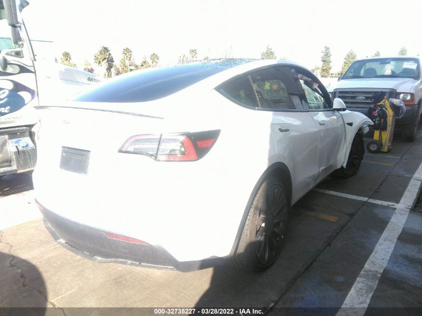2022 TESLA MODEL Y PERFORMANCE 7SAYGDEF2NF383759