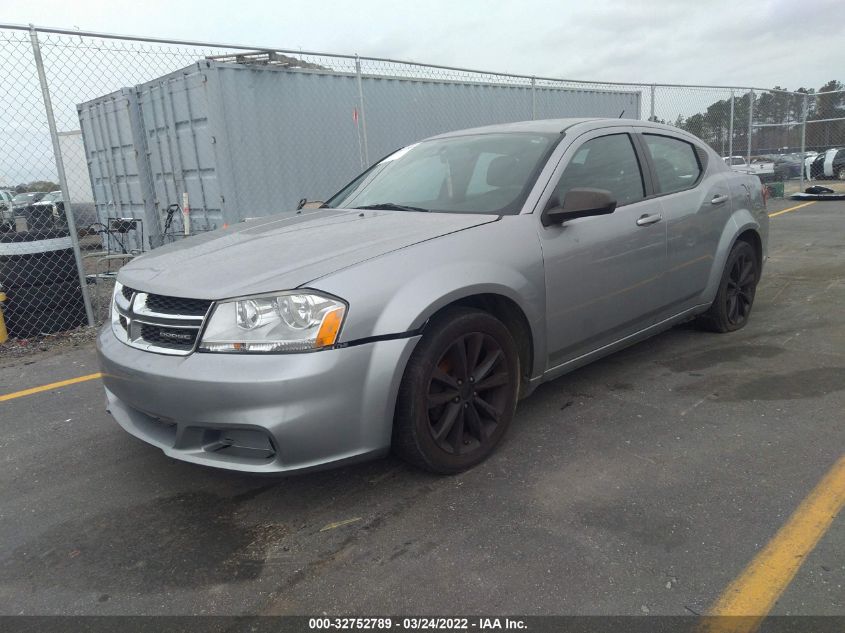 2014 DODGE AVENGER SE 1C3CDZAB7EN181182