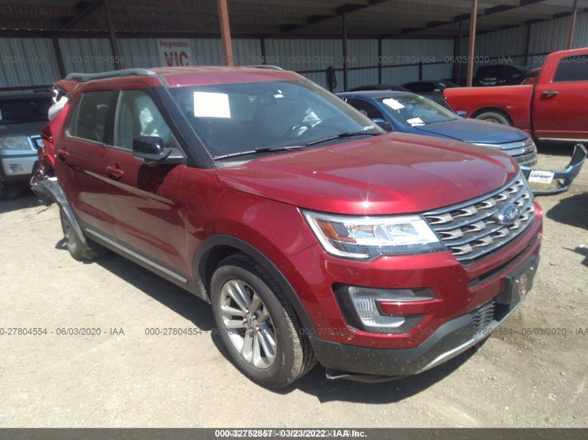 2017 FORD EXPLORER XLT 1FM5K7D82HGD11971