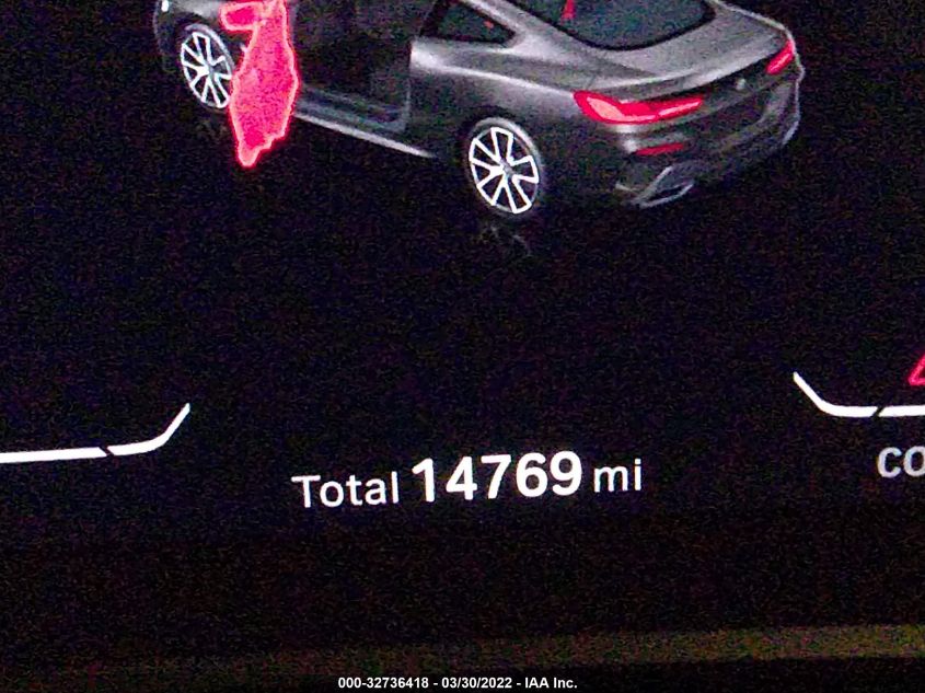 2019 BMW 8 SERIES M850I XDRIVE WBABC4C57KBJ35656