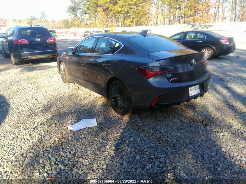 2022 ACURA ILX PACKAGE 19UDE2F88NA003422