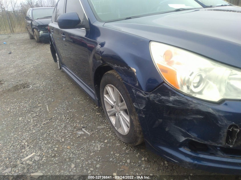 2011 SUBARU LEGACY VIN: 4S3BMBB67B3228654