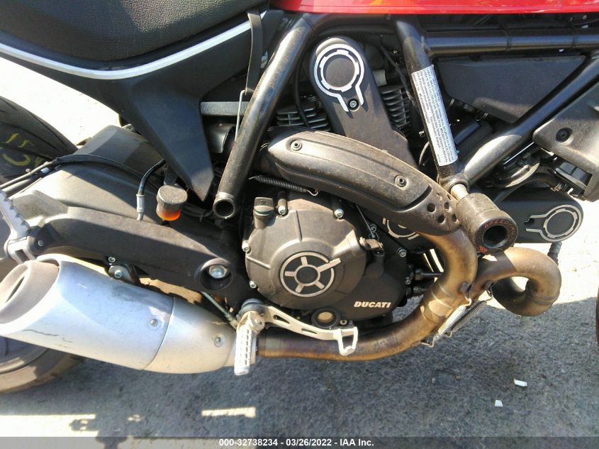 2017 DUCATI SCRAMBLER 800 ML015ANM2HT012197