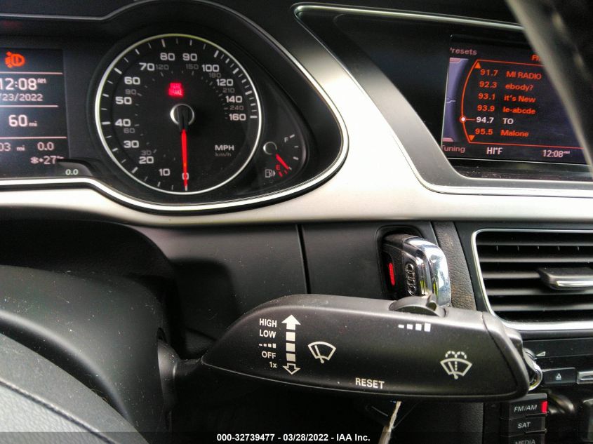 2013 AUDI A4 PREMIUM WAUAFAFL2DN048065
