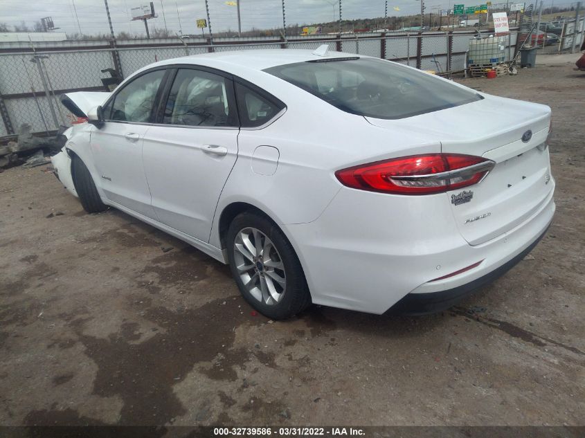 2019 FORD FUSION HYBRID SE 3FA6P0LU4KR242612