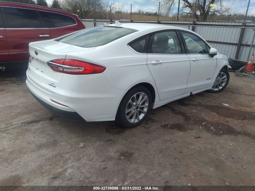 2019 FORD FUSION HYBRID SE 3FA6P0LU4KR242612