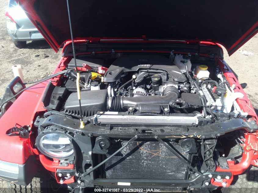 2021 JEEP WRANGLER UNLIMITED SAHARA 1C4HJXEG7MW788700