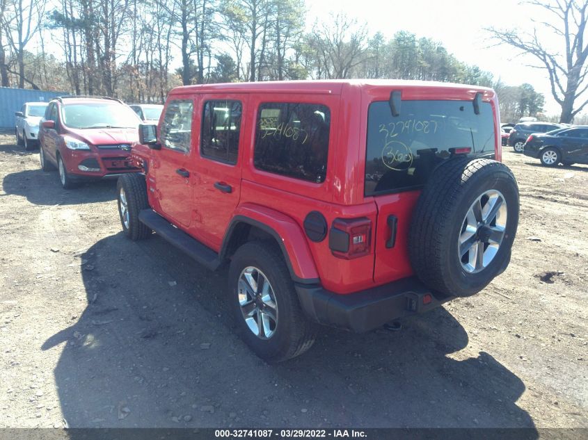 2021 JEEP WRANGLER UNLIMITED SAHARA 1C4HJXEG7MW788700