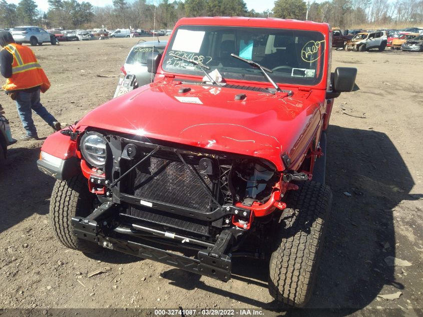 2021 JEEP WRANGLER UNLIMITED SAHARA 1C4HJXEG7MW788700